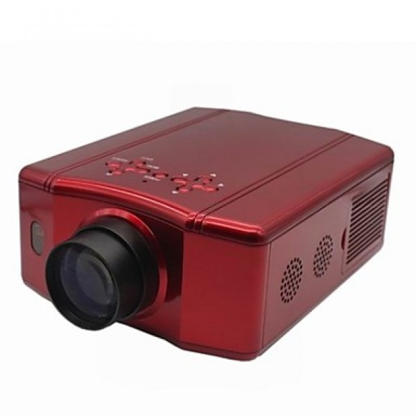 DS86 Portable Mini Mobile LED Projector 150 - Lumens 640 x 480 Resolution with AV / SV / YPRPB / VGA / HDMI / USB  