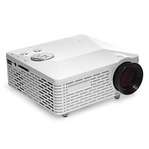 Mini HD Home Super Bright LED Technology Projector 500LM , PC Laptop VGA USB SD HDMI  