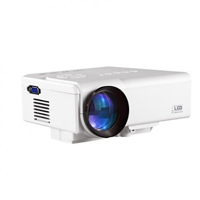 Mini LED Projector Support 1080p HD Video with HDMI, USB, SD, TV, VGA Inputs Portable Mini Projector  