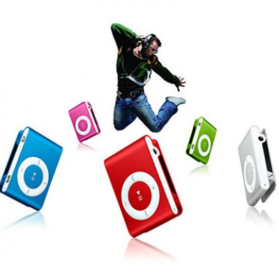 1-8GB Support Micro SD TF Fashion Mini Clip Metal USB MP3 Music Media Player