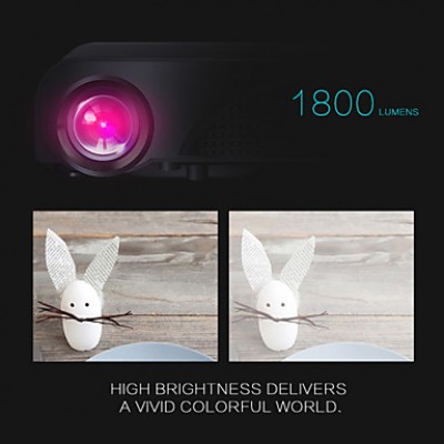 Mini HD  1080P Projector S320 EU/US LCD Technology VGA USB TF  