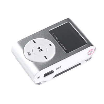 1.2 Inch OLED TF Card Reader MP3 Music Player with Clip