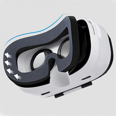 VR 2s Virtual Reality Glasses + Bluetooth Controller - White  